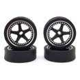 thumbnail image 3 of 4 Pcs RC Model Car Wheel Rim Simulation Upgraded Modification Vehicle Wheels Assembly Replacement for WLtoys K969 K979 K989 K999 Black, 3 of 6