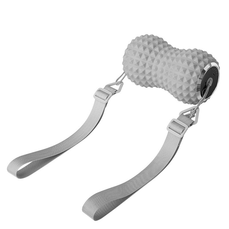EGNMCR Massage Roller With Adjustable Strap 5- Vibrating Muscle Roller For Back Neck Body - Deep Tissue Myofascial Relief a Massager