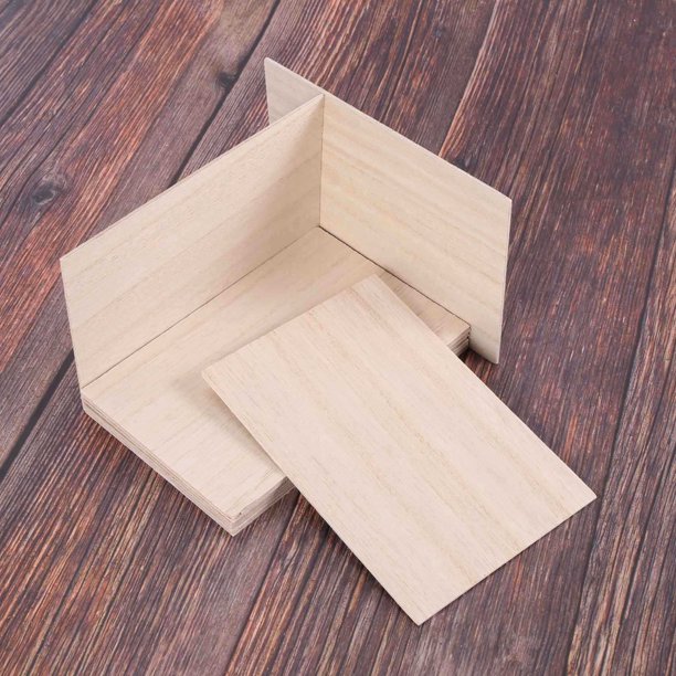 Lot De 20 Planchettes Bois Balsa 100x100x1 Mm – Pour Maquettes, Avions, Bateaux, Loisirs Créatifs, Surface Lisse Et Facile à Peindre