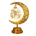 thumbnail image 1 of Muslim Moon Lamp Ramadan Lanterns For Table Mini Iron Mid Cordless Romantic Decoration, 1 of 3