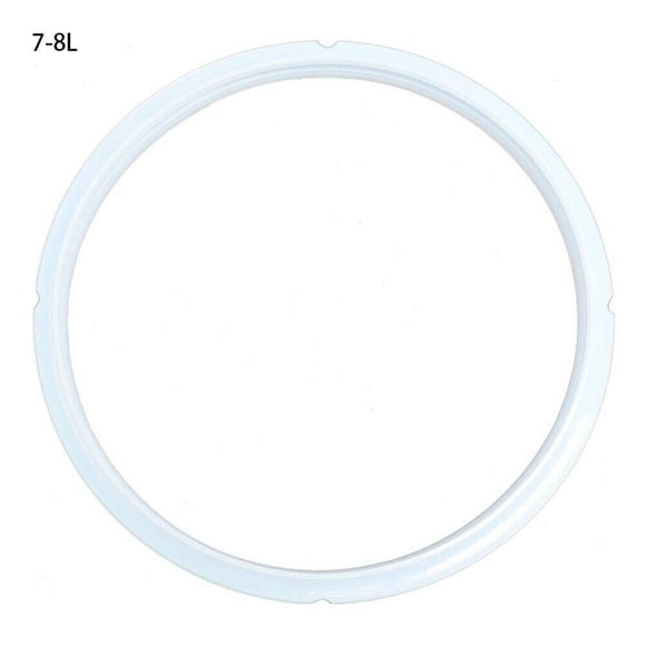 LEFU for Replacement Silicone Rubber Gasket Sealing Ring for Electric Pressure Cooker, High-Quality Clear Seal Ring for 7/8L Capacity, Safe Cooking Accessory