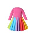 thumbnail image 4 of Mistaha Girls Rainbow Dress Princess Dress OP Pink, 4 of 8