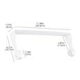 thumbnail image 2 of Étagère en Acier Inoxydable 2 Organiseur sous Tablette pour Armoire de Cuisine Gain de Place Conception Sans Perçage avec Matériau en Acier Inoxydable et Rangement Polyvalent, 2 of 6