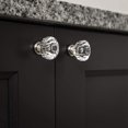 thumbnail image 2 of 20 Pcs Poignée de Porte en Verre Cristal Tiroir Armoire Meuble Cuisine Poignée Diamant Table de Toilette Bouton, 2 of 7