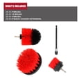 thumbnail image 2 of Jeu de brosse à gommage 4 pièces Hyper robuste, ensemble de nettoyage, poils en Nylon durables, 2 of 6