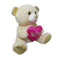 thumbnail image 3 of WAY TO CELEBRATE LE GRAND OURS CRÈME AVEC PELUCHE COEUR, 15 POUCES, 3 of 3