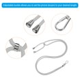 thumbnail image 3 of Unique Bargains Adjustable Neck Lanyard with Transparent Lanyard Patch, New Light Gray, 1 Count, 3 of 5