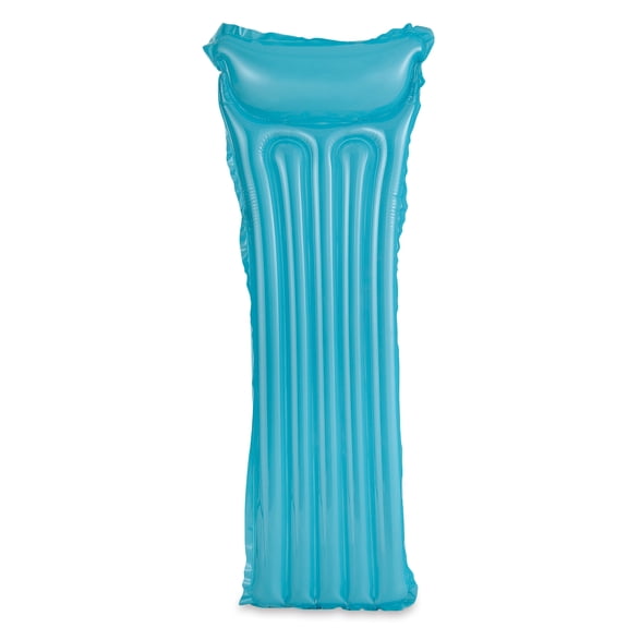 Tapis gonflable transparent vert Bluescape, matelas flottant pour piscine avec appui-tête, à partir de 14 ans, unisexe (1 paquet)