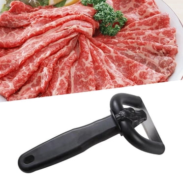 Trancheuse à Viande Antirouille Économe en Effort en Acier Inoxydable Conception Ergonomique Coupe-Aliments Outils de Cuisine