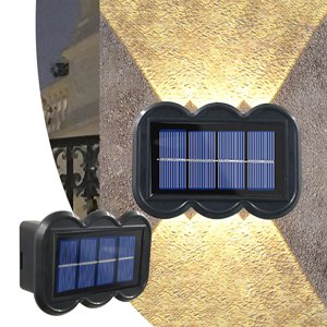 Aidoshy LED Outdoor Solar Lights, Land-scape Spotlights, Garden Lights, Wireless Solar Powered Outdoor Lights/Lighting For Yard, Walkway,Solar Street Lights Outdoor