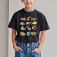 thumbnail image 2 of WRKEKC T-Shirts d'Été pour Garçons, T-Shirts Décontractés pour Garçons, T-Shirts Polyvalents Décontractés à Manches Courtes pour Enfants avec Motif Imprimé et Col Rond, 2 of 6