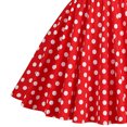 thumbnail image 4 of Wxirdiow Mode Filles Combishort d'Été à Imprimé Floral pour Filles Confortable et Doux pour la Peau Robe à Encolure à la Mode Rouge Melon D\'eau Taille, 7-8 Ans, 4 of 5