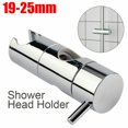 thumbnail image 2 of Adjustable Shower Head Holder for Slide Bar,Universal 19-25MM O.D. Rail Head Bracket Holder for Slide Bar Slider Clamp Bathroom Replacement 360 Degree Rotation Sprayer Holder (ABS Chrome), 2 of 5