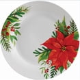 thumbnail image 4 of Gibson Home Magic Poinsettia 16 Piece Dinnerware Set, Fine Ceramic, 4 of 5
