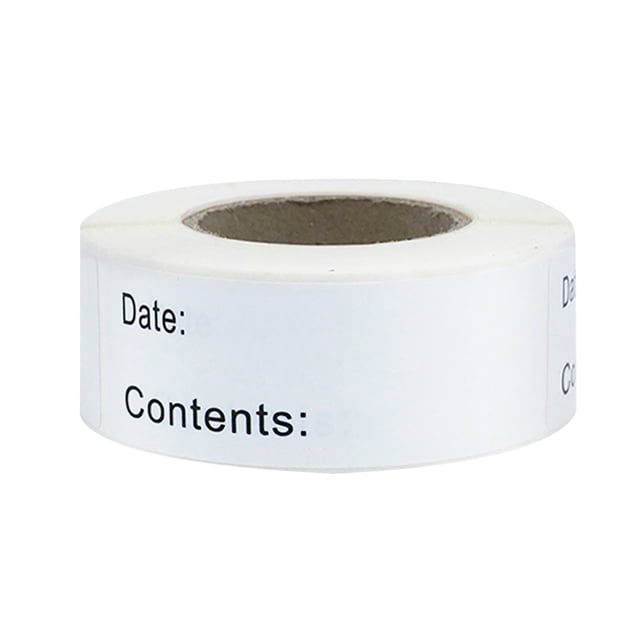 Jovati Removable Food Labels, Assorted Colors, 1 Count