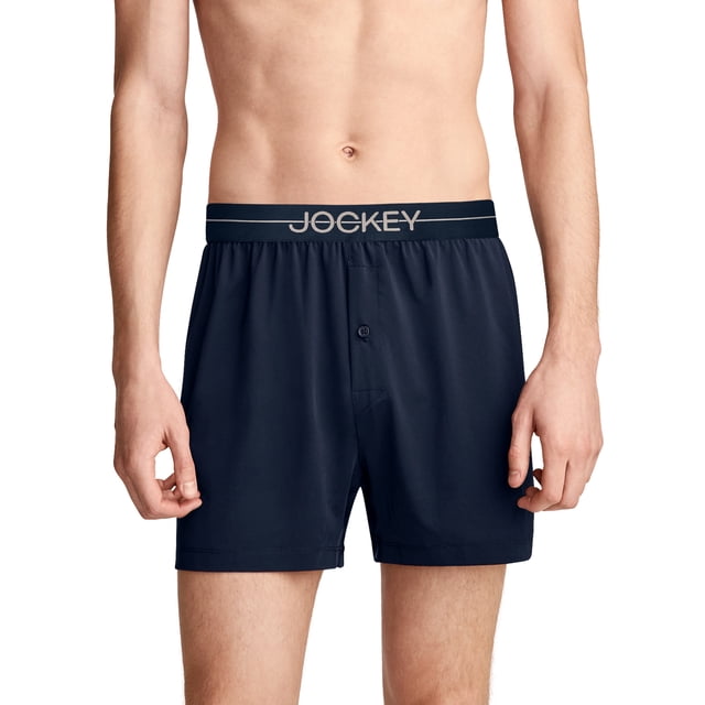 Jockey Men's Active Microfiber 4.5" Boxer