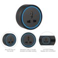 thumbnail image 3 of Yeacher Universal 3-Pin Track Sockets Power Sockets Adapter Power Track Socket Outlet Versatile Electric Mobile Track Socket Slidable Wall Outlet with Blue LED Ring, 3 of 8