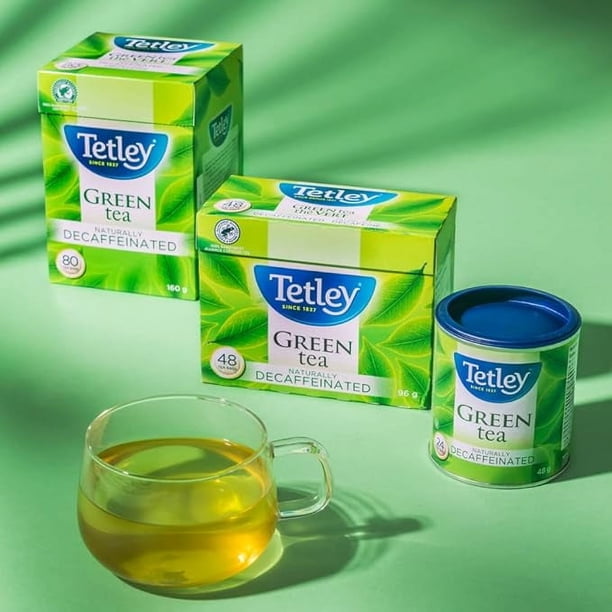 Tetley Naturally Decaffeinated Green - Walmart.ca
