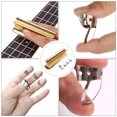 thumbnail image 2 of Ensemble de 5 Pcs de Pics de Guitare en Acier Inoxydable, Barre de Guitare, Glissière de Guitare Pratique, 2 of 8