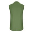 thumbnail image 4 of Besolor Mens Sleeveless Button down Shirts Casual Collared Summer Cotton Linen Tank Tops Beach Vacation Tees, 4 of 4