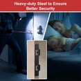 thumbnail image 2 of Bgsha Dual Hole Heavy Duty Metal Latch Plate Reinforcer for Door Security Latch Plate, 2 of 8