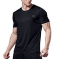 thumbnail image 2 of Men's Short Sleeve T-Shirt Quick Dry Rash Guard Athletic Running Swim Top Tee Performance Water Shirts, 2 of 7