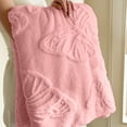 thumbnail image 4 of Apmemiss Clearance Color Style Taffeta Comfortable Fleece Blanket Sofa Leisure Throw Blanket, 4 of 6
