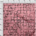 thumbnail image 3 of oneOone Cotton Jersey Medium Pink Fabric Geometric Sewing Craft Projects Fabric Prints By Yard 58 Inch Wide-GC, 3 of 5