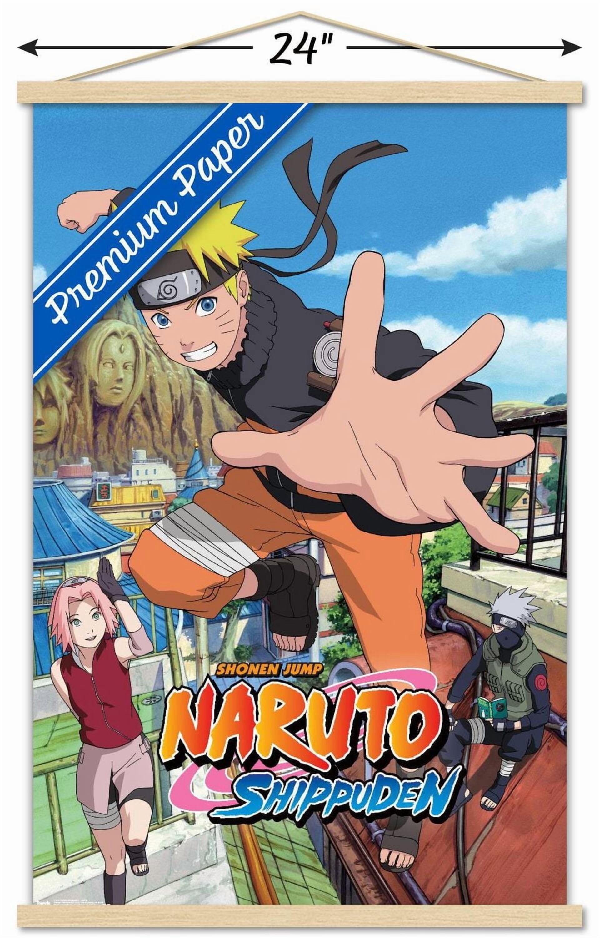 Naruto Shippuden - Jump Wall Poster, 22.375