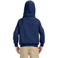 thumbnail image 3 of Gildan Boys Long Sleeve Front Pouch Pocket Hooded Sweatshirt. 18500B, 3 of 8