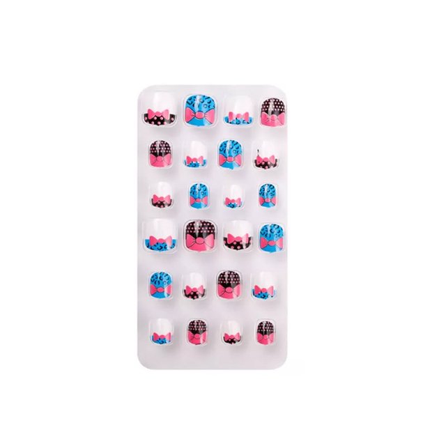 relayinert 1 Set Artificial Tips Cartoons Style Toe Decor Lovely False Fingernails Art Decals Beauty Tool DIY Manicure PNT-16-13
