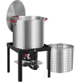thumbnail image 3 of OUYAWEI 100QT Turkey Deep Fryer 10QT Fish Fryer Kit Aluminum Seafood Boiler Propane Burner Stand 20Lb Turkey, 3 of 8