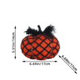 thumbnail image 3 of Birdeem Knitted Pumpkin Decor for Halloween,Fall Home Decorations,Handmade Cotton Pillow and Seasonal Accessory,6.7 Inch Diameter Size,Festive Gift Idea, 3 of 9