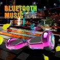 thumbnail image 2 of Hoverboard Bluetooth pour Enfants, Trottinette Auto-Équilibrée Couleur Araignée et Couleur Chrome avec Haut-Parleur Sans Fil Intégré et Roues Lumineuses, 2 of 7