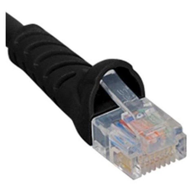 25 Pi. Cat 5E Cordon de Raccordement de Botte Moulé - Noir