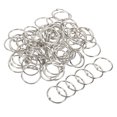 thumbnail image 1 of Unique Bargains Metal Binder Rings, Silver Tone, 100 Count, 100 Pack, 1 of 5