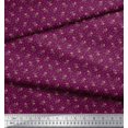thumbnail image 2 of Soimoi Polyester Crepe Fabric Swirl,Triangle & Floral Artistic Print Fabric by The Yard 42 Inch Wide, 2 of 3