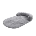 thumbnail image 1 of Hearth & Gear Orthopedic Calming Dog Bed For Large Dogs Memory Foam Bolster Dog Sofa With Removable Washable Cover & Non Bottom – Egg Crate Design For Comfort 1pc, 1 of 4