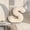 S, variant on Home Textile Boutique Clearance Blowout Sale! YHJFZM 26 Letter Pillows Cute Soft Letter Decorative Pillows English Alphabet Throw Pillows Cushion For Living Room Sofa Couch Bed Car Decoration