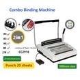 thumbnail image 2 of Multi Function 4:1 Plastic Spiral Comb Binding Book Paper Machine, 2 of 5