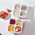 thumbnail image 4 of SuoKom Boîte Bento à 4 Compartiments Réutilisable pour Préparation de Repas, Contenants à Lunch pour Enfants et Adultes, Contenants de Rangement pour Aliments Divisés pour l'École, le Travail et les Voyages, 4 of 7