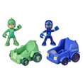 thumbnail image 1 of PJ Masks Gekko vs Night Ninja Battle Racers Preschool Toy, Vehicle and Action Figure Set for Kids Ages 3 and Up, 1 of 5