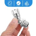 thumbnail image 3 of Shower Elbow Adapter for Shower Head 45°Angle G1/2 Male To Female Shower Head, 3 of 8