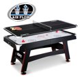 thumbnail image 1 of ESPN 72-inch Air Powered Hockey Table with Table Tennis Top & In-Rail Scorer, 1 of 9