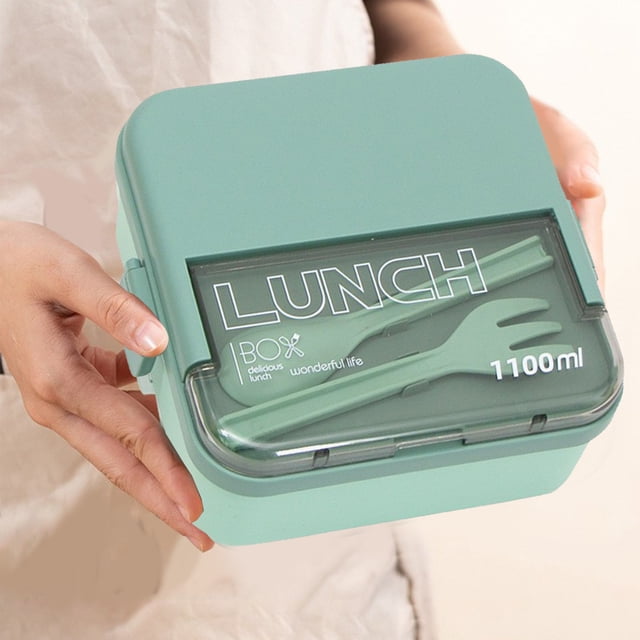Summer Savings Kcavykas Sealed Compartment Plastic Lunch Box Can Be Put into Microwave Oven Student Lunch Box Large Capacity Lunch Box for Office Workers