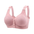 thumbnail image 1 of Yuzhih Seamless Front Closure Bras for Women No Underwire with Support Bra Full Coverage Soft Bralettes, 1 of 6