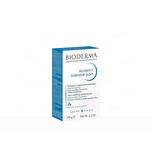 Bioderma Atoderm Intensive Pain Barre Nettoyante Ultra Apaisante, 150 g