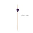 thumbnail image 3 of Cqxid Wine Rack Decoration Under $5 50pc Bamboo Pick Buffet Fruit Fork Party Dessert Stick Cocktail Skewer, 3 of 8