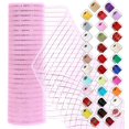 thumbnail image 1 of Mesh Ribbon for Wreaths 10 Inch x 30 Foot Wreath Mesh Rolls with Shiny Metallic Foil for Easter Christmas Party Wedding Home Decor DIY Craft Projects and Gift Wrapping, 1 of 7