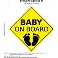 thumbnail image 2 of HAHDAXIA Baby ON Board Sticker Car Decals Safety Signs Self-Adhesive Easy to Install Waterproof 2pcs (Style B), 2 of 7